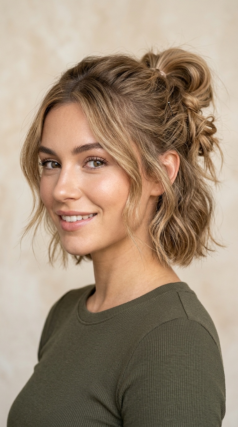 The Messy Knot Ponytail
