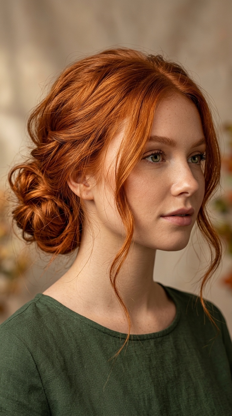 The Messy Low Bun