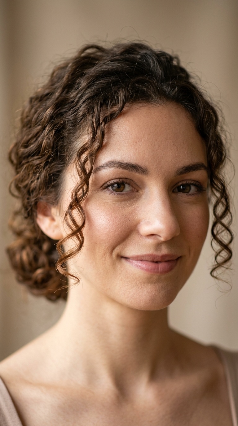 The Messy Low Bun with Tendrils