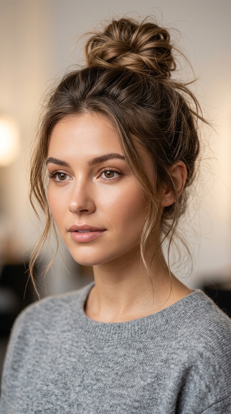 The Messy Mini Bun