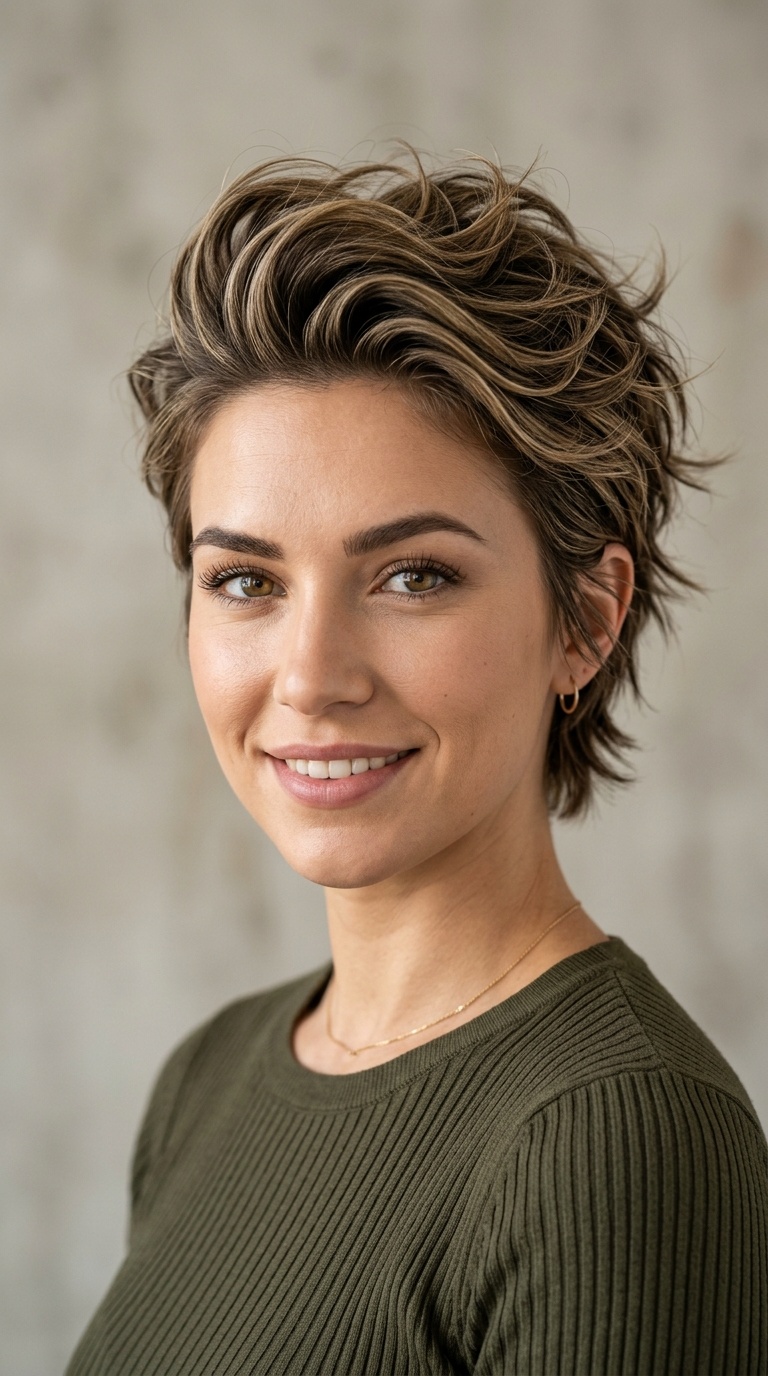 The Messy Pompadour for Women