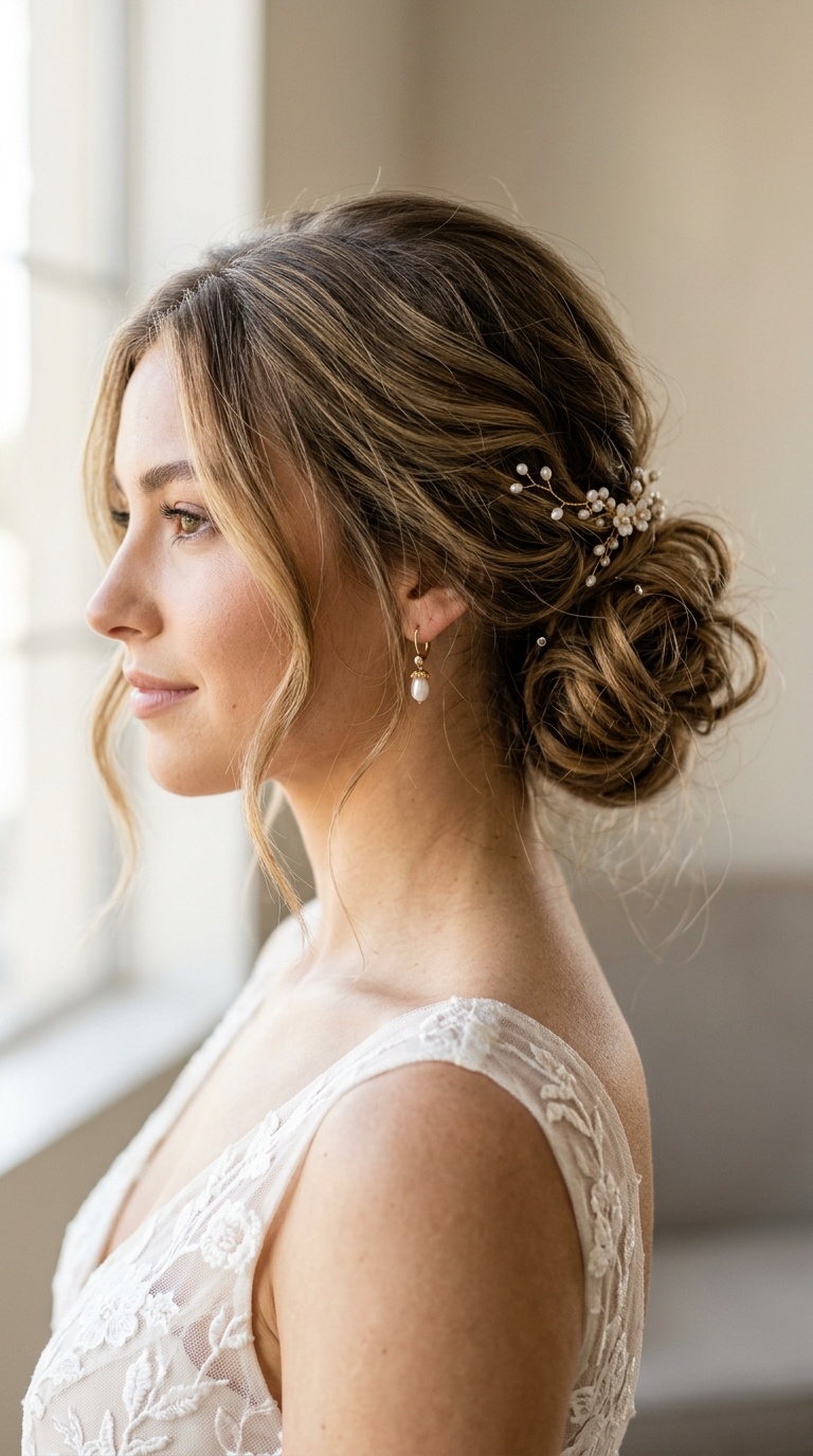 The Messy Romantic Low Bun