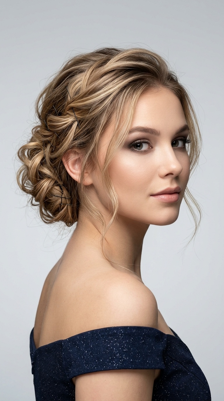 The Messy Textured Chignon