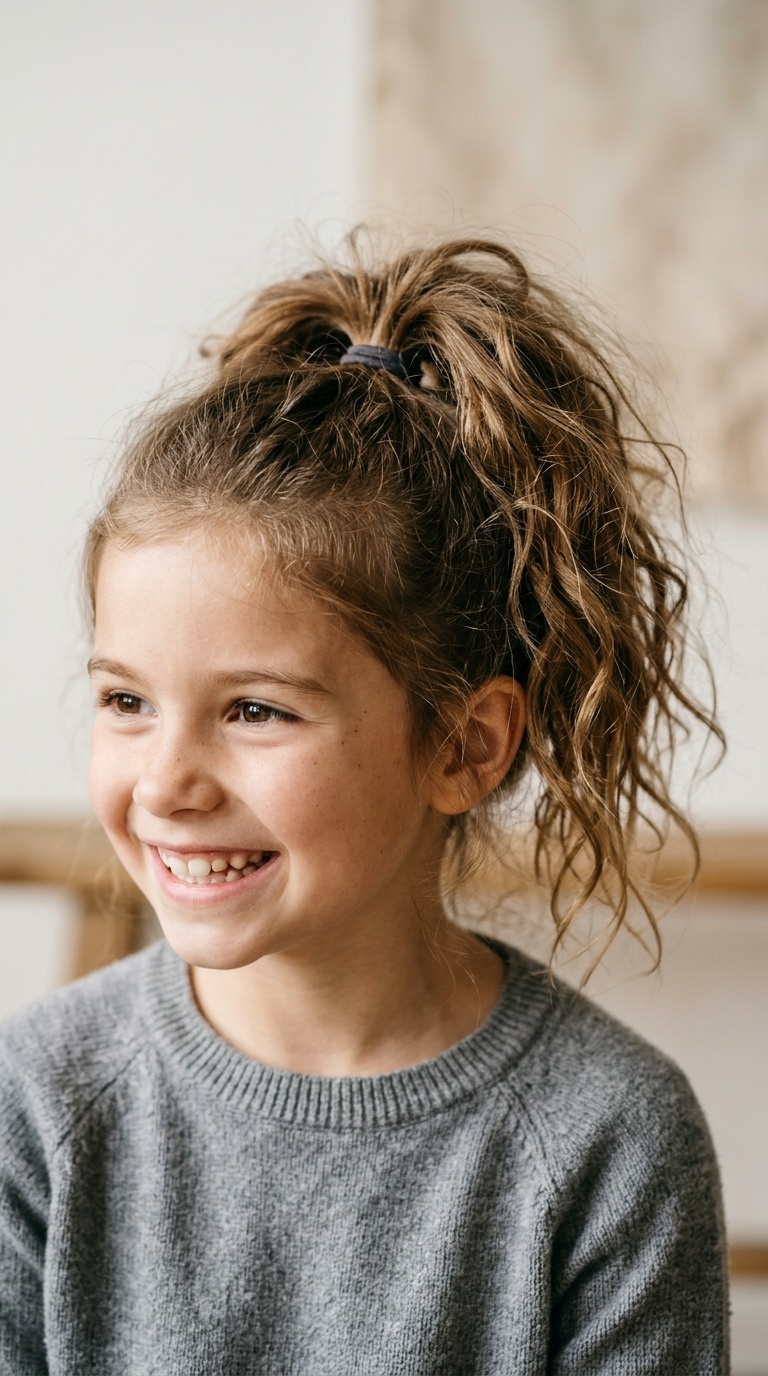 The Messy Textured Ponytail