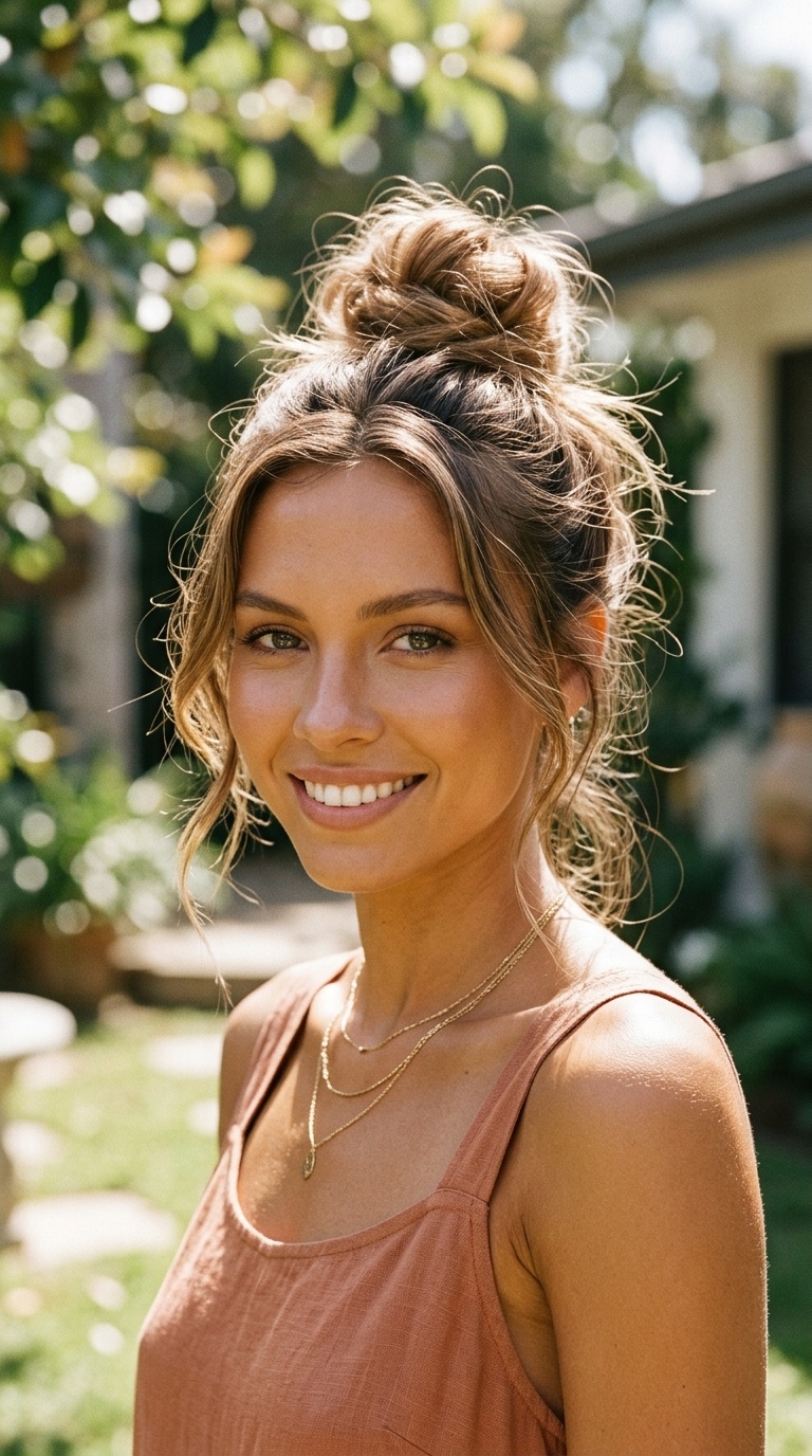 The Messy Top Knot