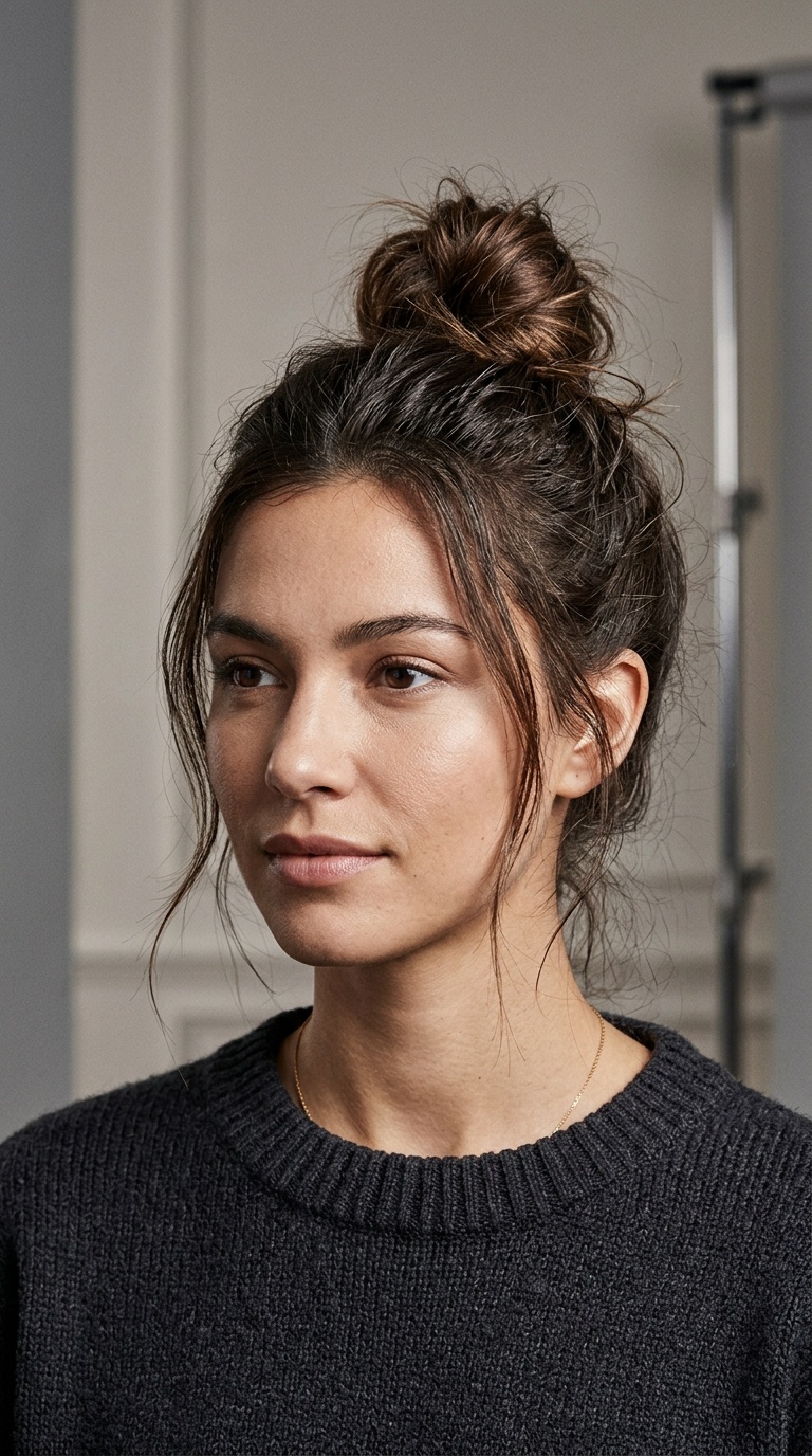 The Messy Top Knot