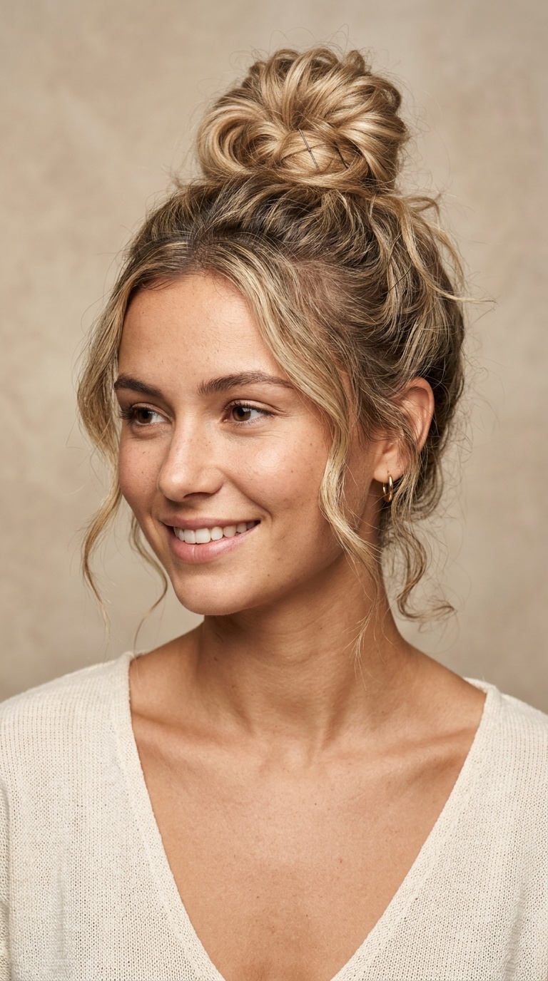 The Messy Top Knot