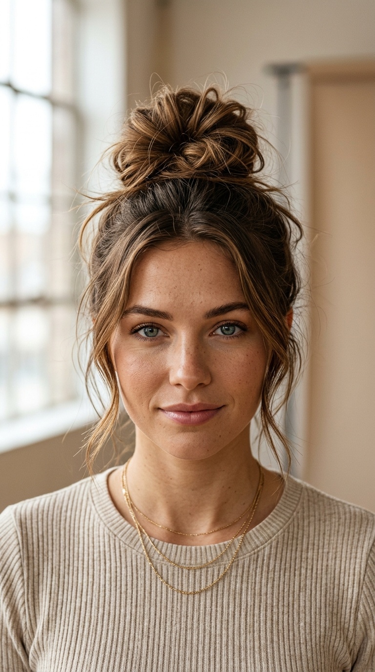 The Messy Top Knot