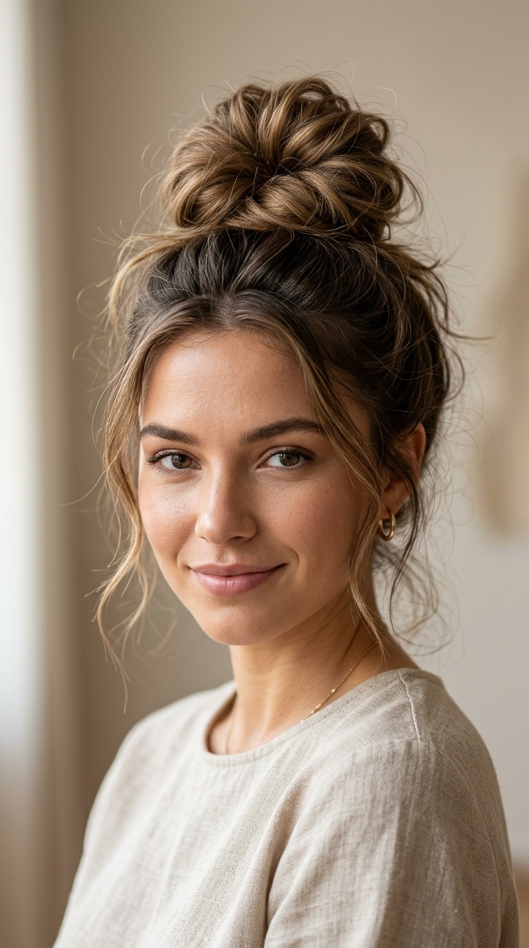 The Messy Top Knot