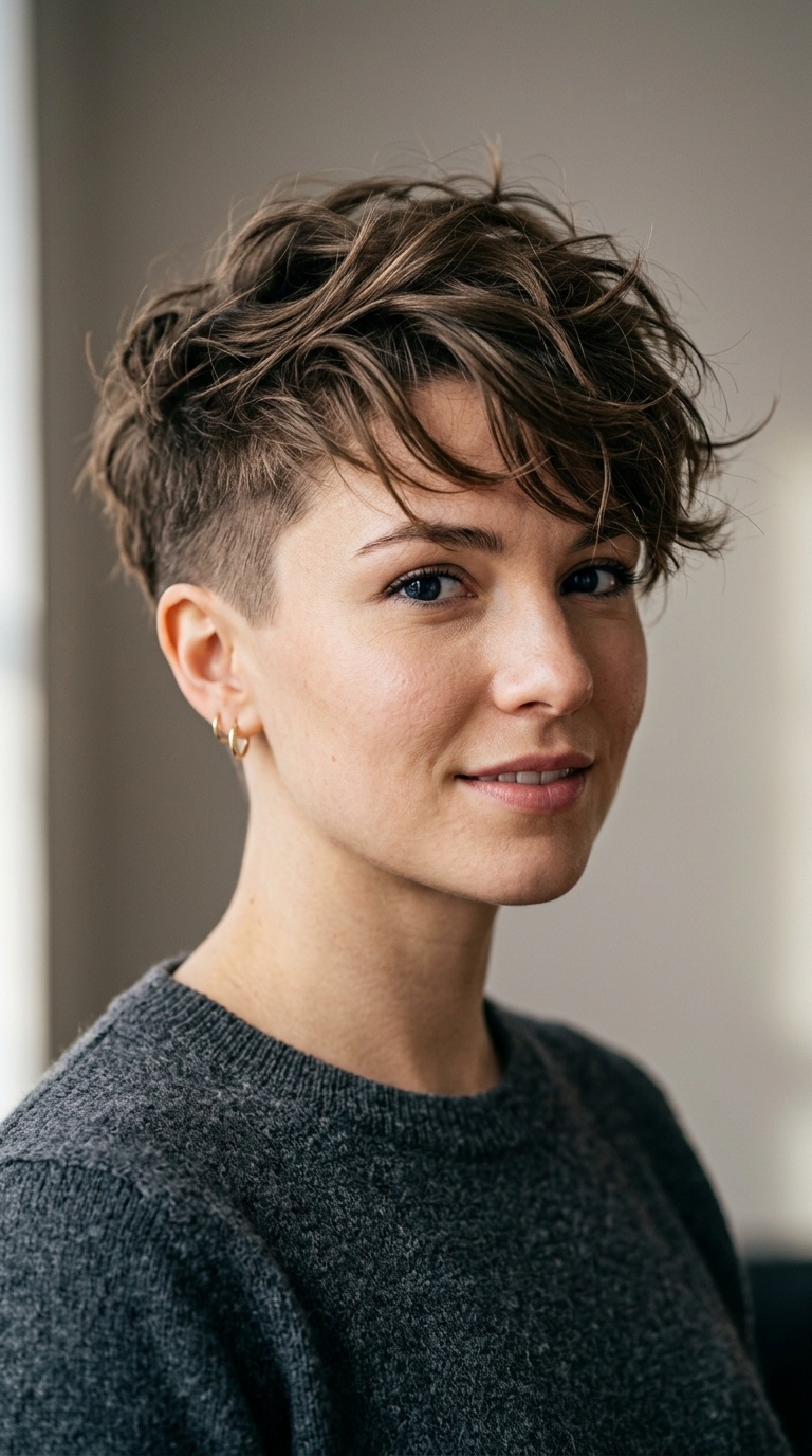 The Messy Undercut for Women