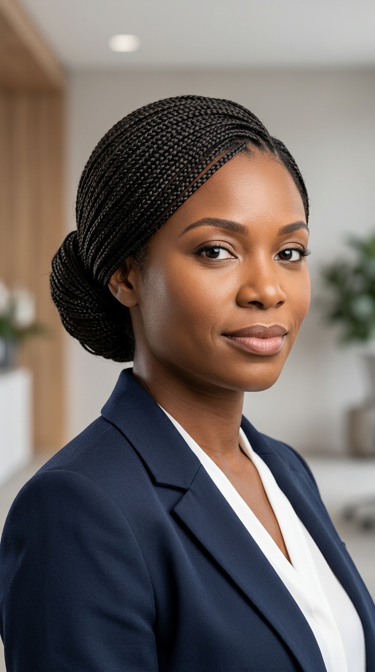 The Micro-Braided Chignon