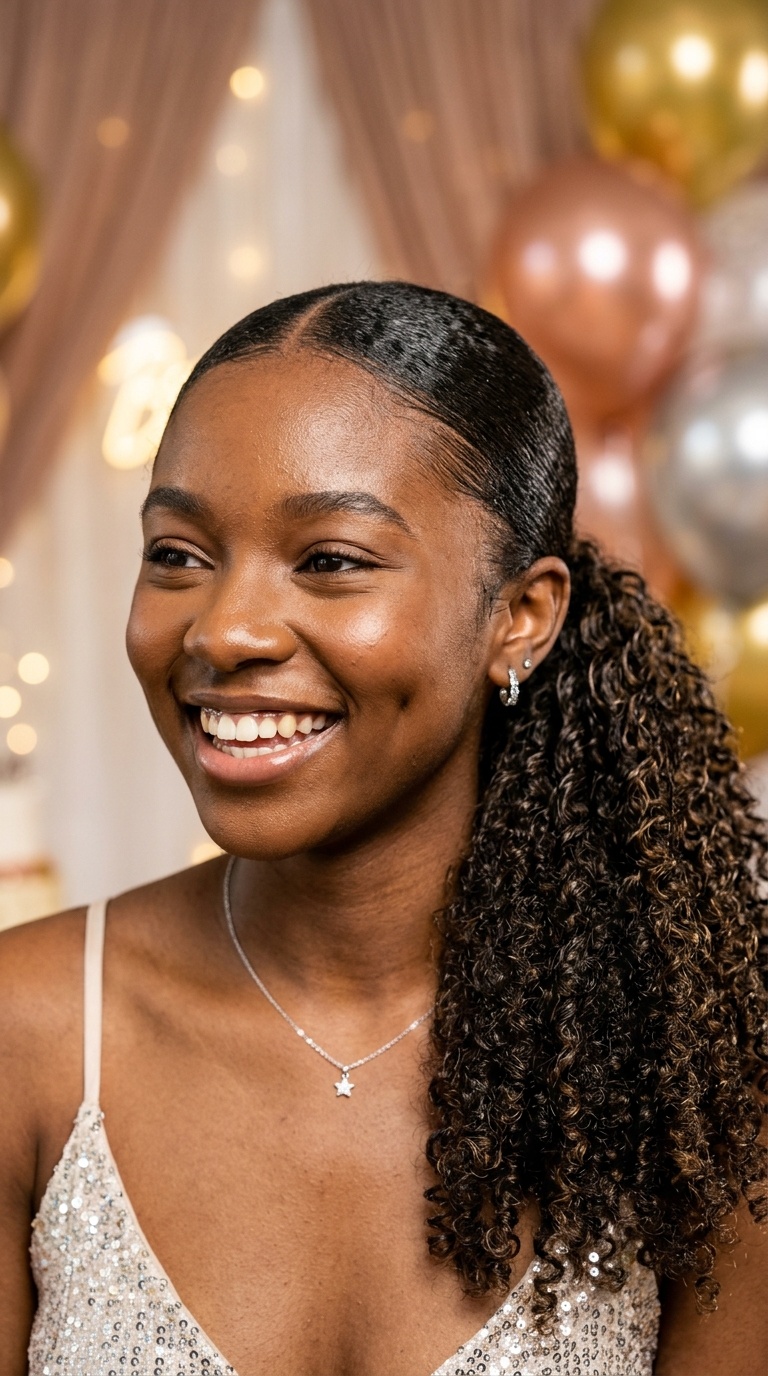 The Middle Part Polished Pony