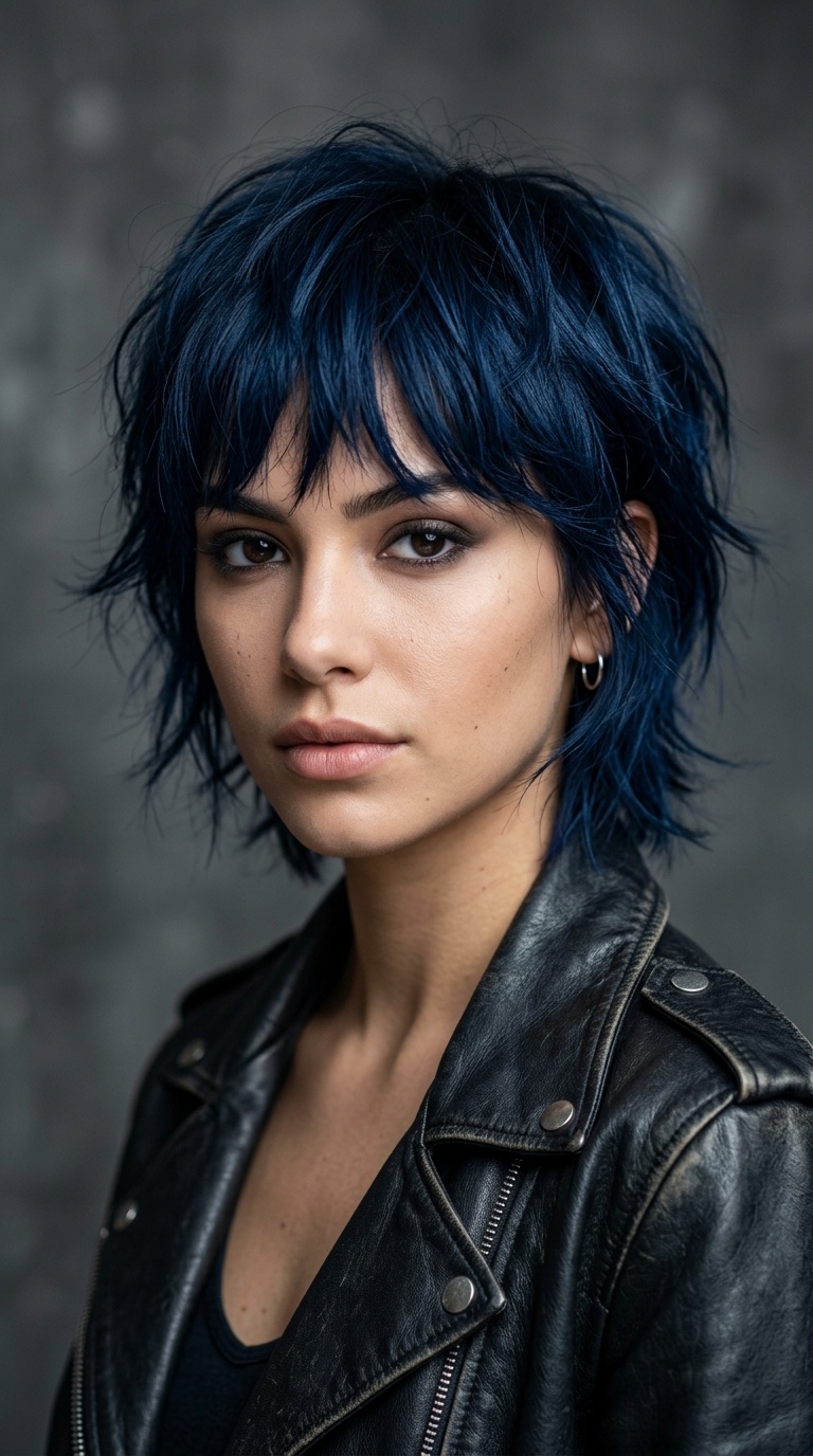The Midnight Blue Wolfcut