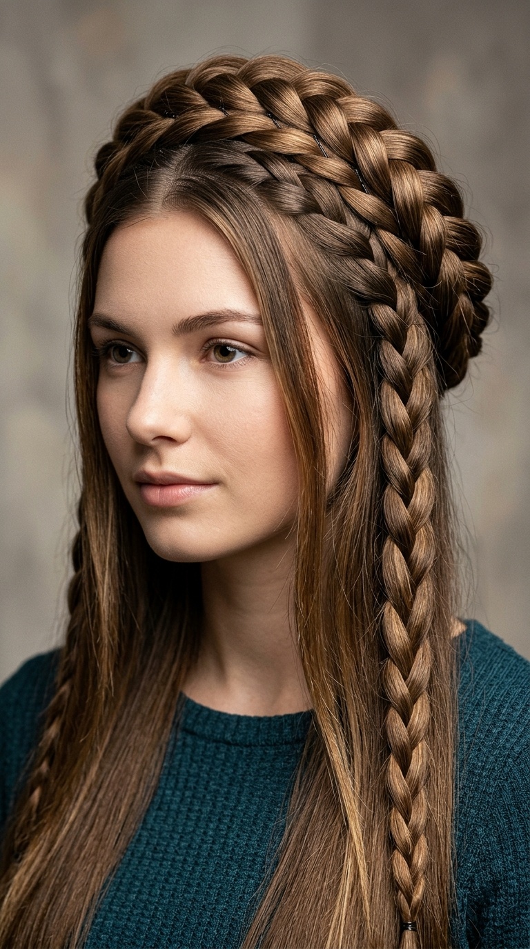 The Milkmaid Braids (Folded)