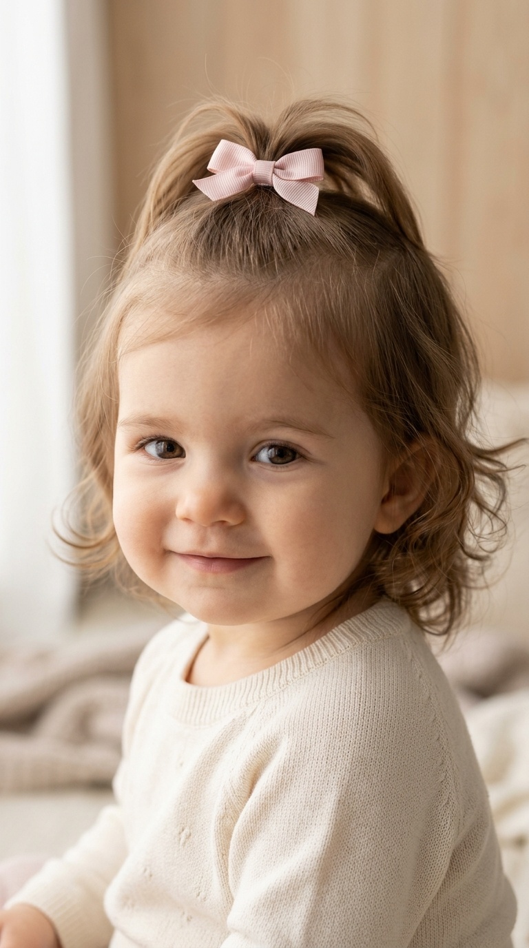 The Mini Half-Up Bow