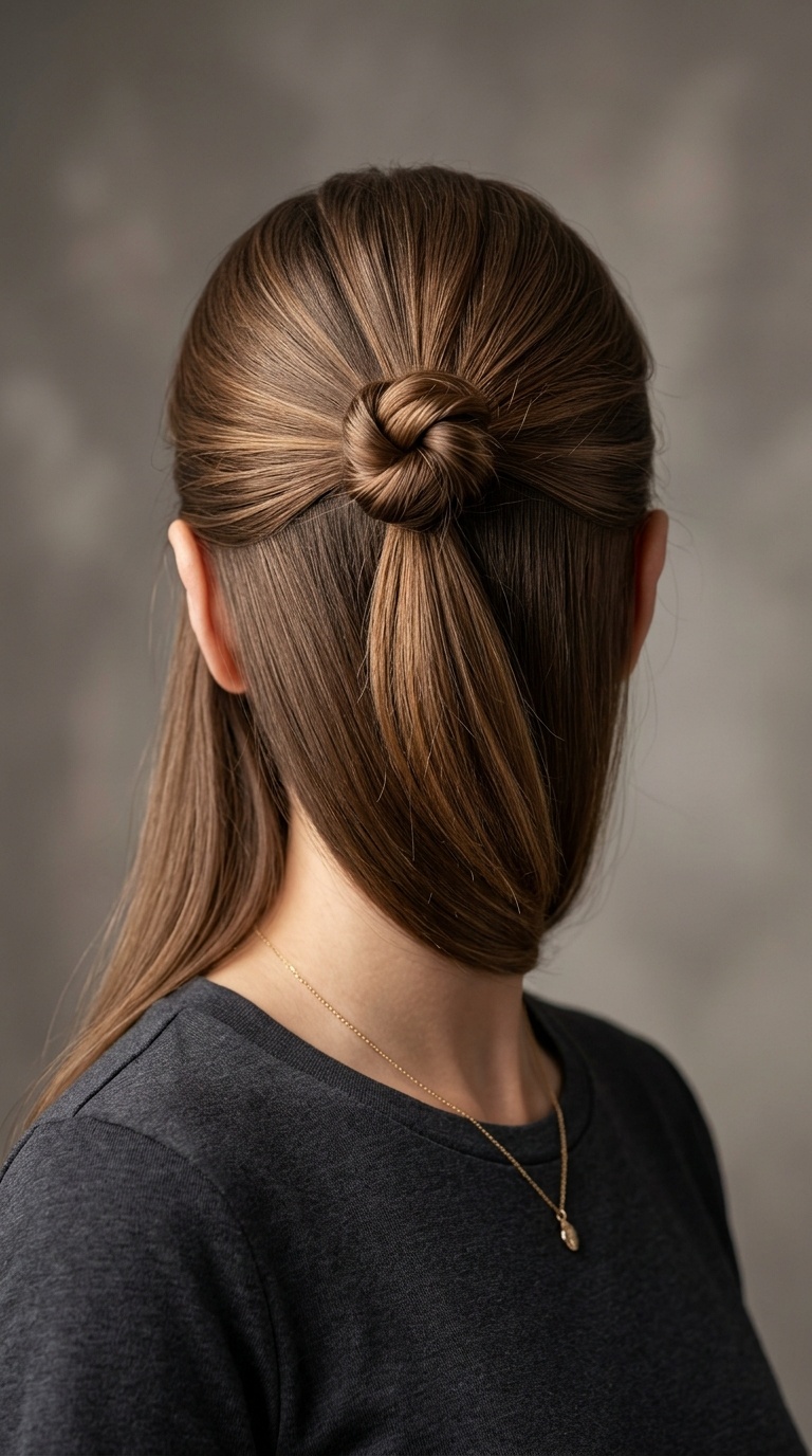 The Minimalist Half-Up Knot