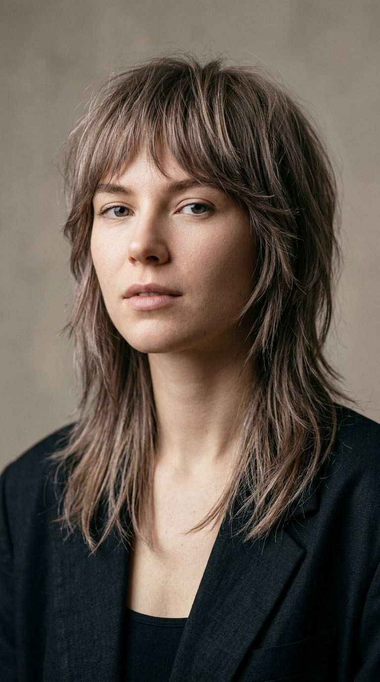 The Modern Mullet-Shag Hybrid