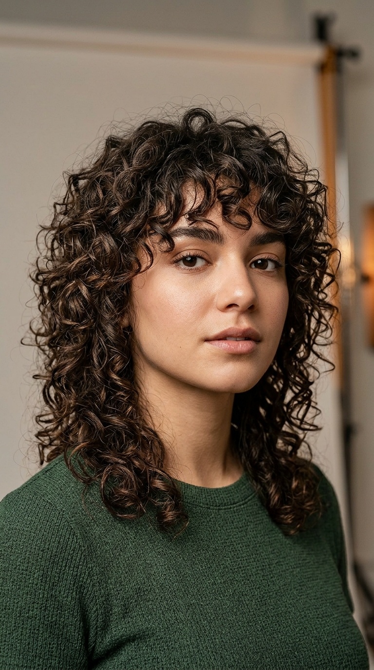 The Modern Mullet with Textured Fringe