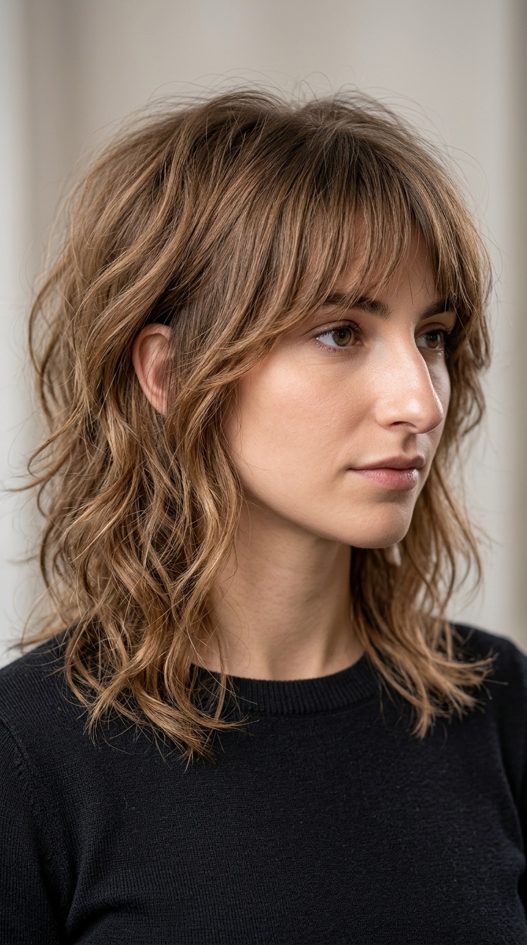 The Modern Shag with Crown Volume