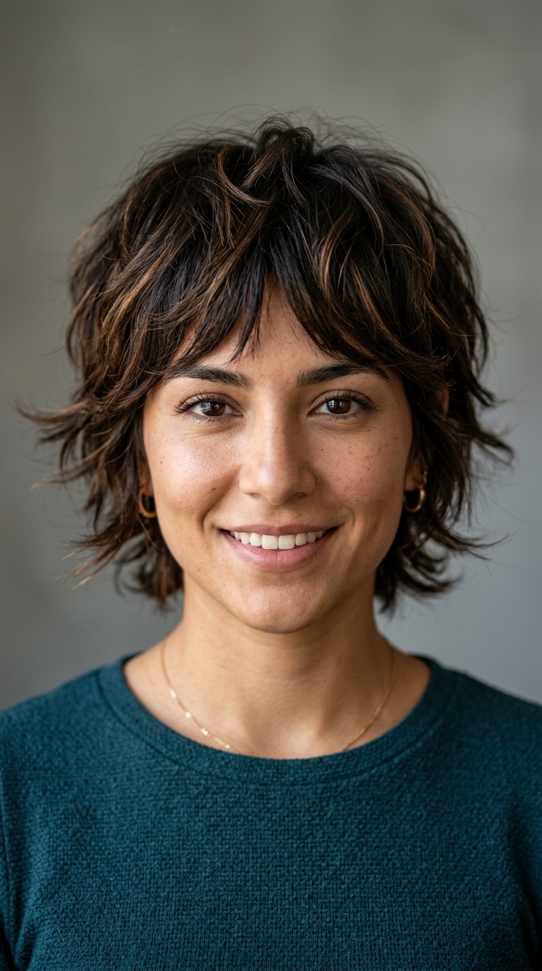 The Modern Shag (Wolf Cut) for Short Hair