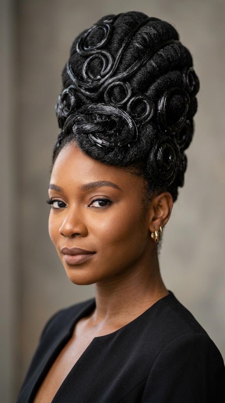 The Molded Beehive Updo