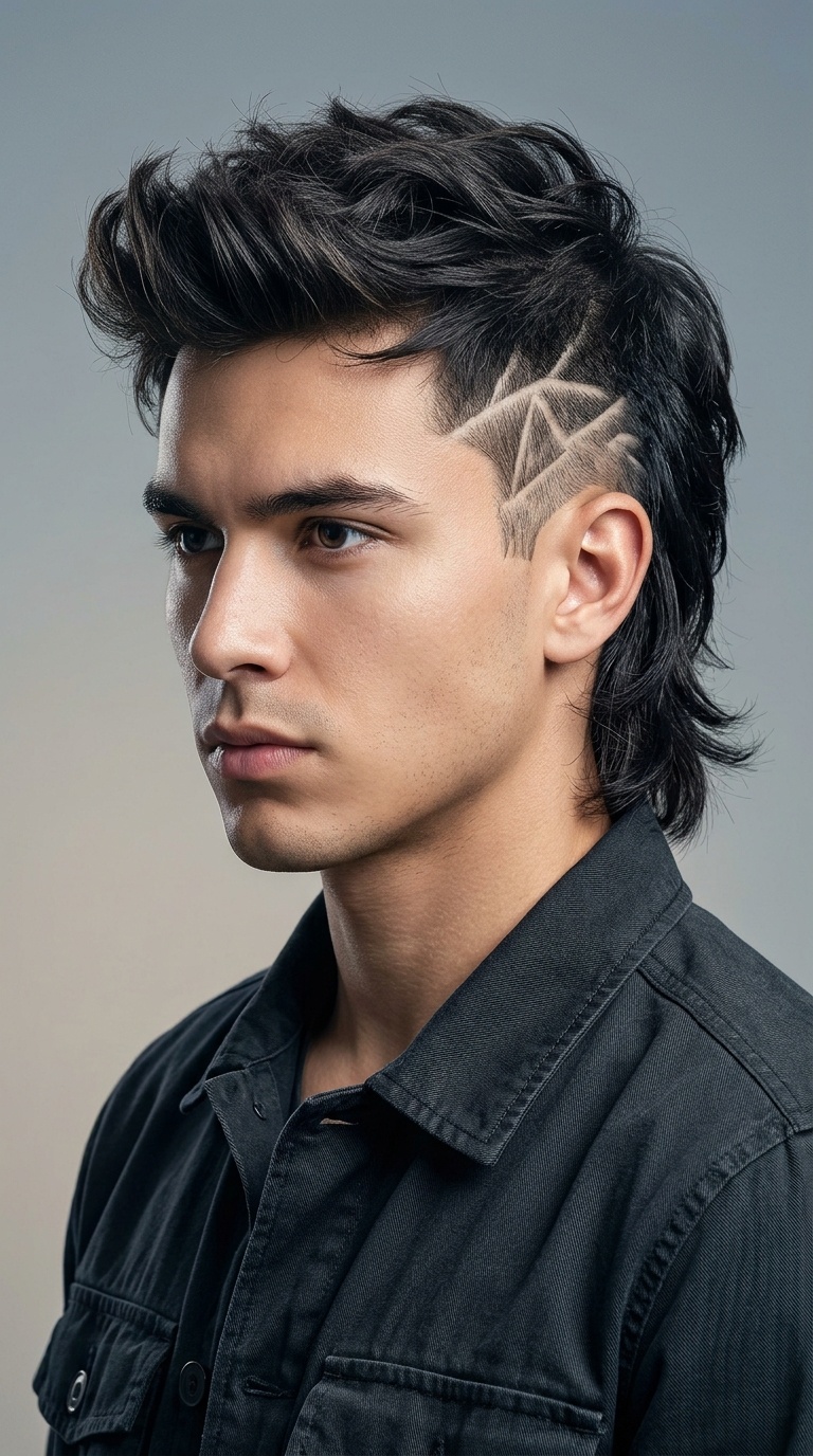 The Mullet with Hair Designs