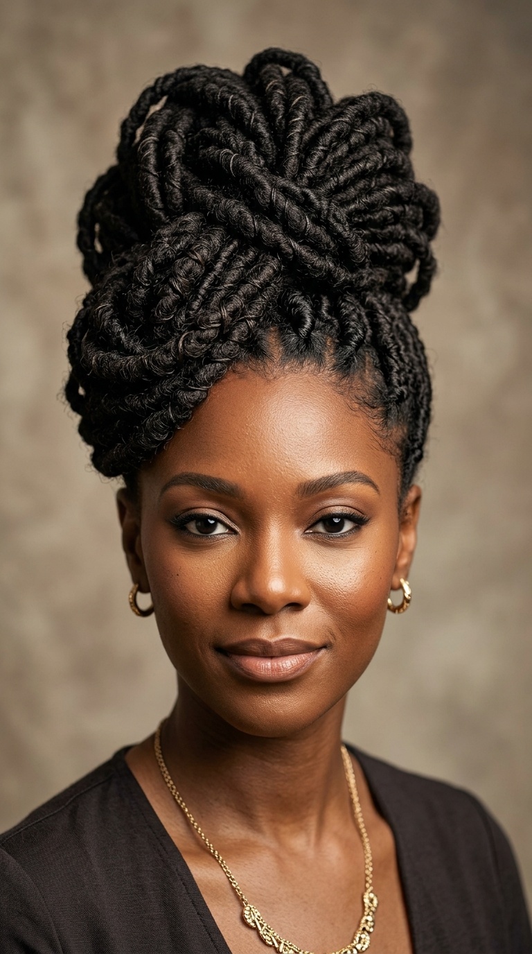 The Multi-Braid Pompadour