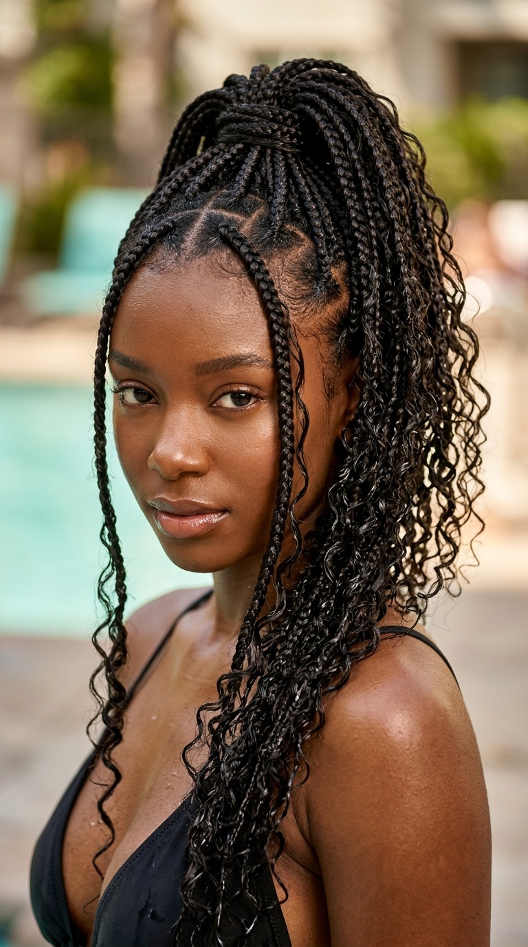 The Multi-Braid Ponytail