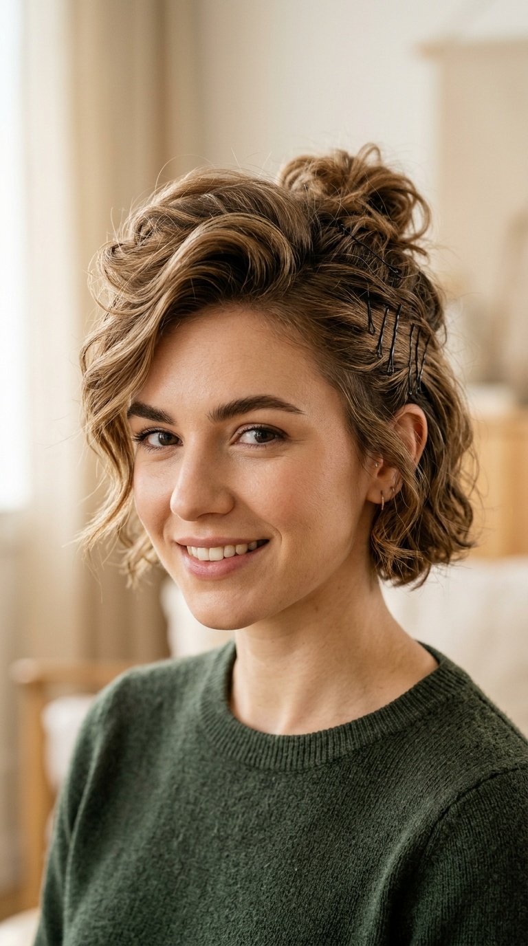 The Multi-Pin Pompadour Bun