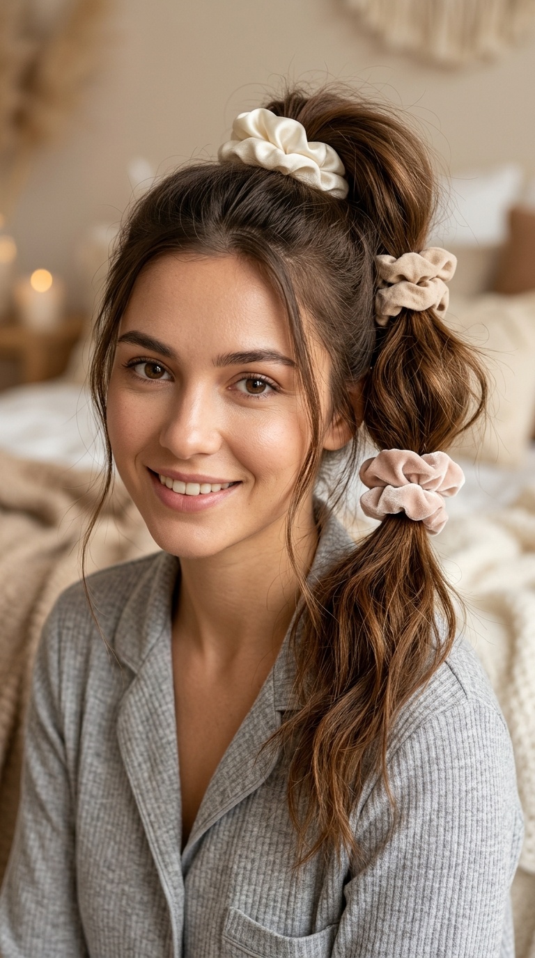 The Multi-Scrunchie Pony