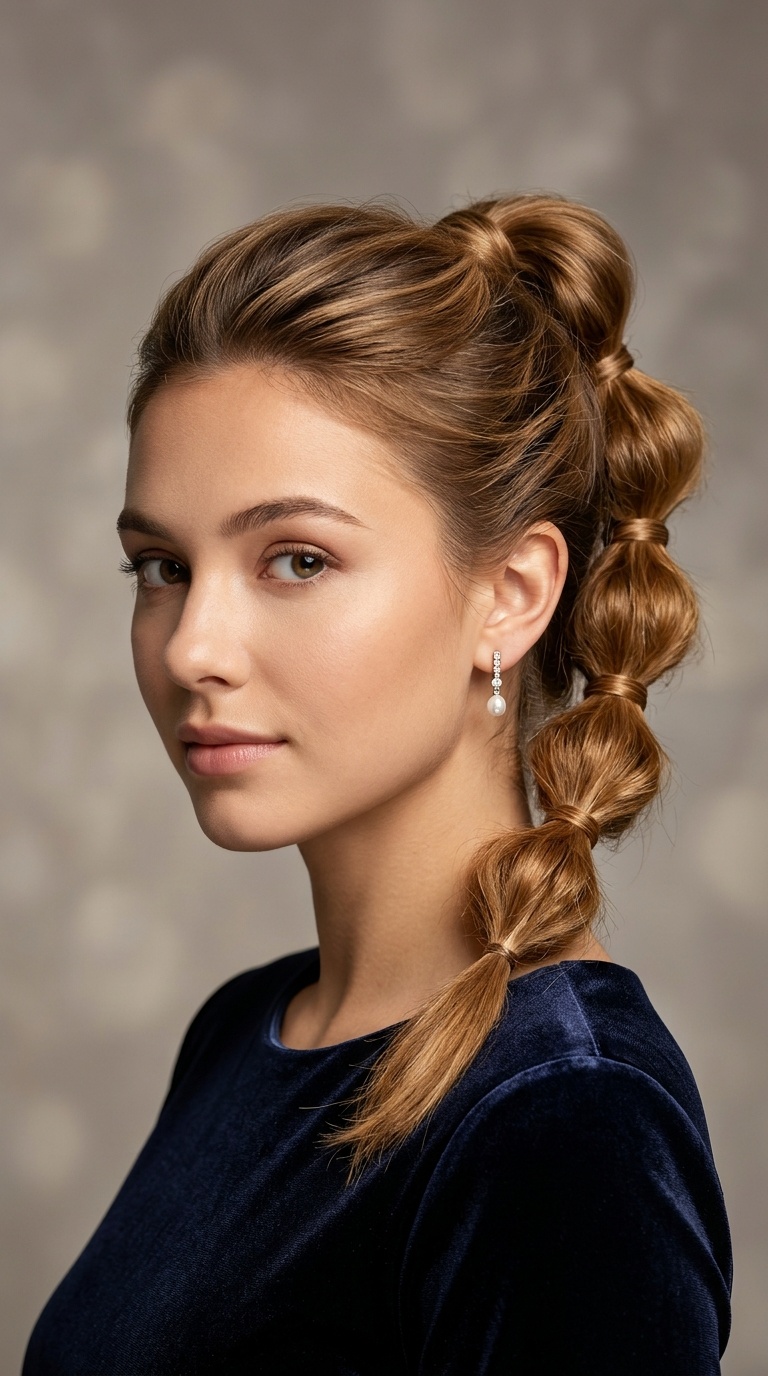 The Multi-Tiered Bubble Updo