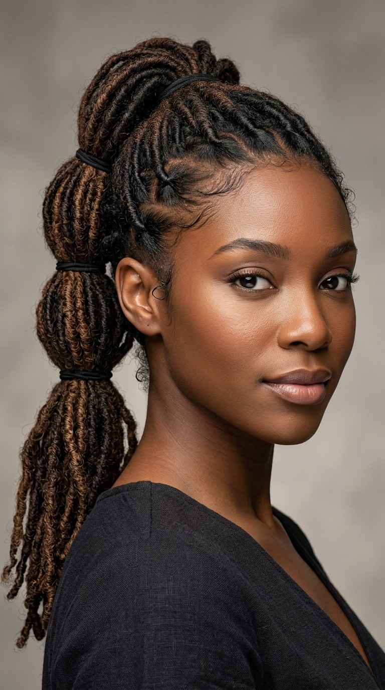 The Multi-Tiered Ponytail