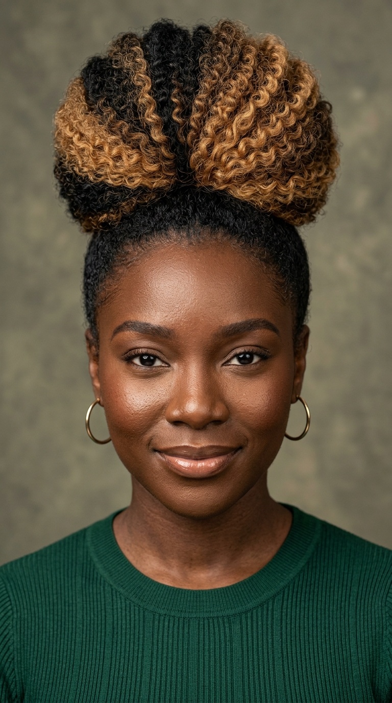The Ombré Pondo Bun