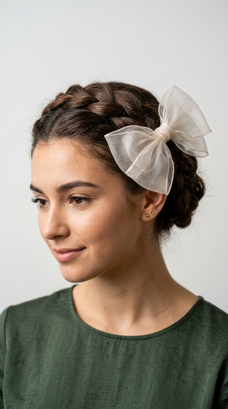 The Organza Sheer Oversized Bow