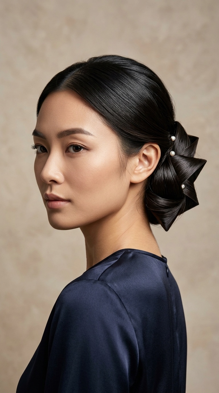 The Origami Fold Chignon