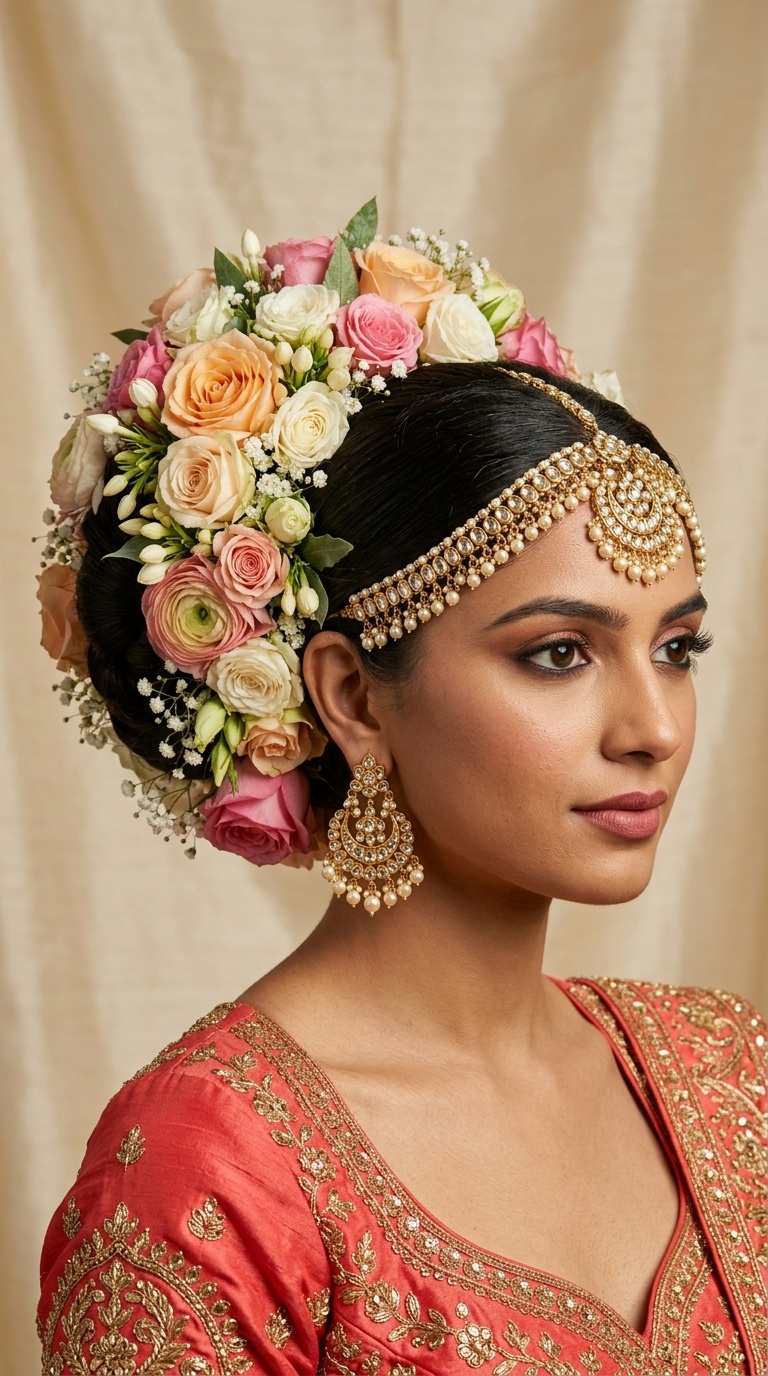 The Oversized Floral Bouquet Bun