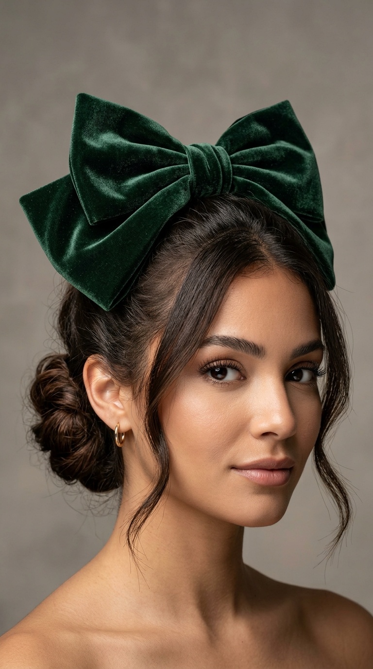 The Oversized Velvet Statement Bow
