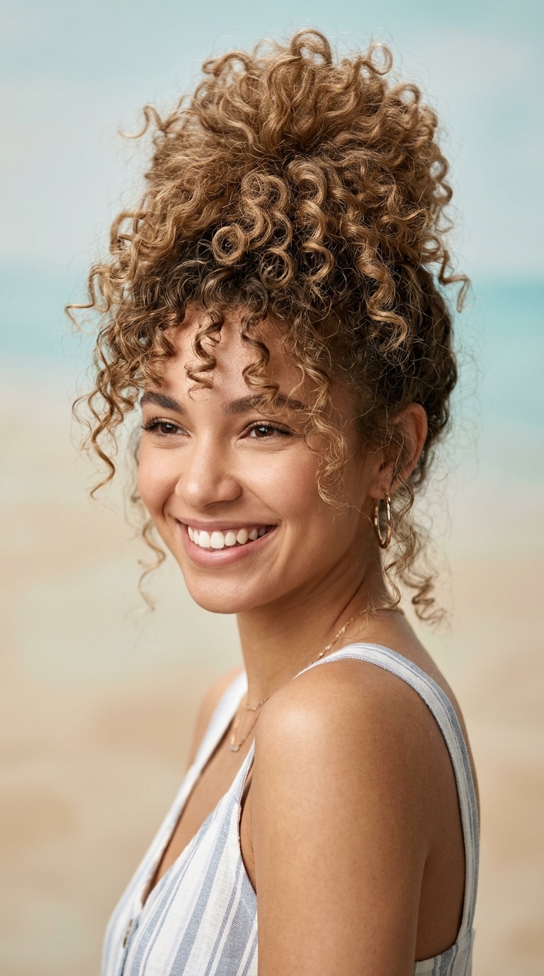 The Pineapple Bun for Curls