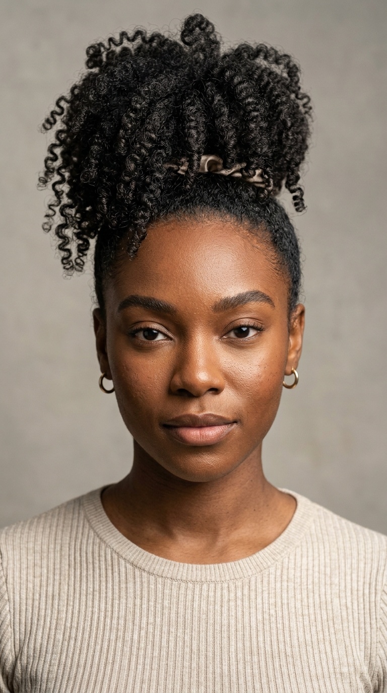 The Pineapple Bun for Preserved Curls