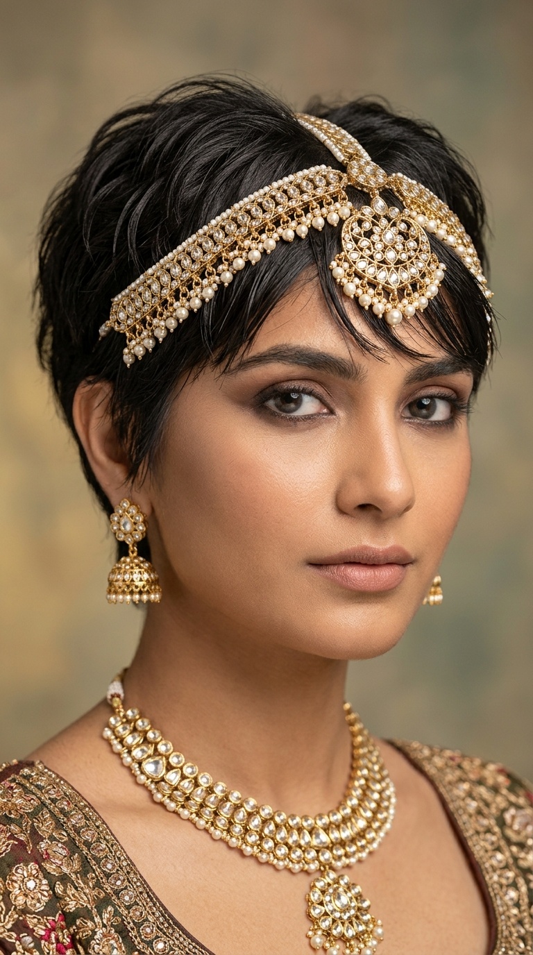 The Pixie Cut with a Statement Matha Patti