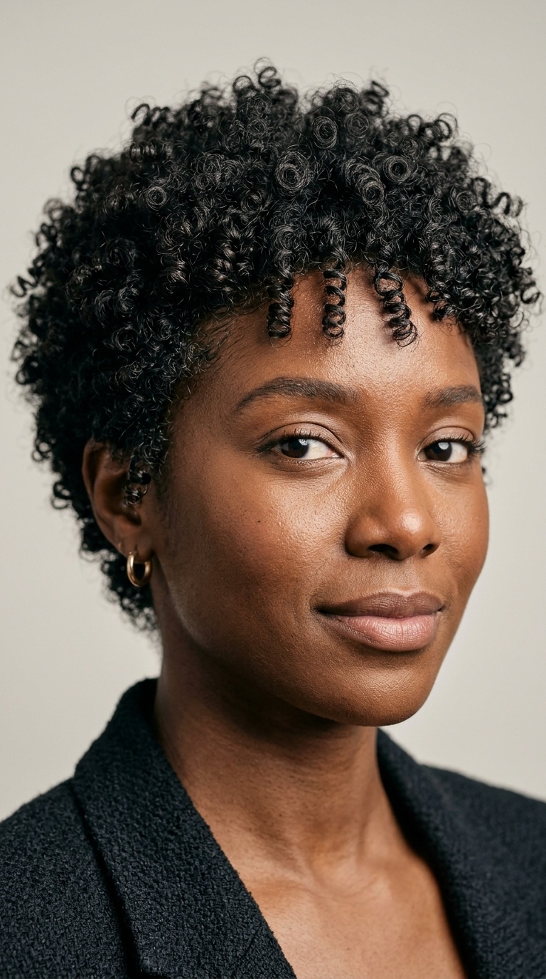 The Pixie Cut with Curls