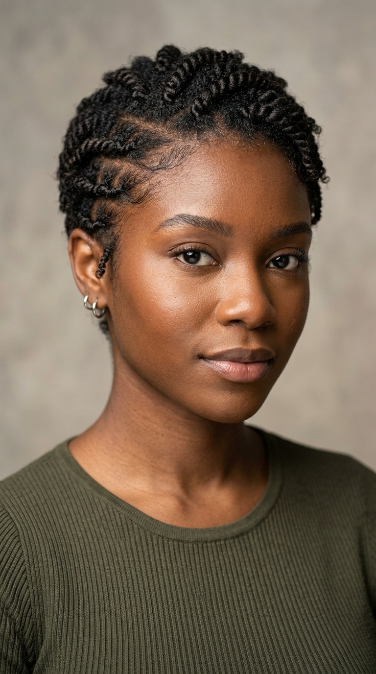 The Pixie Cut with Twisted Accents