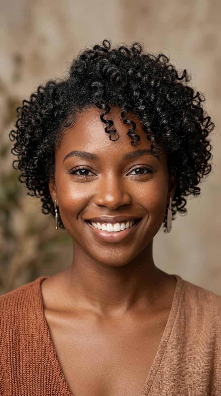 The Pixie-Inspired Curly Bob