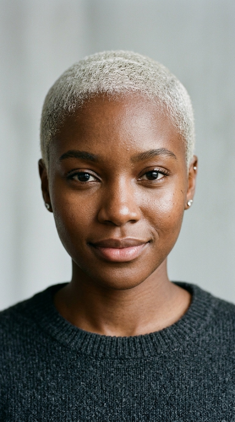 The Platinum Buzz Cut