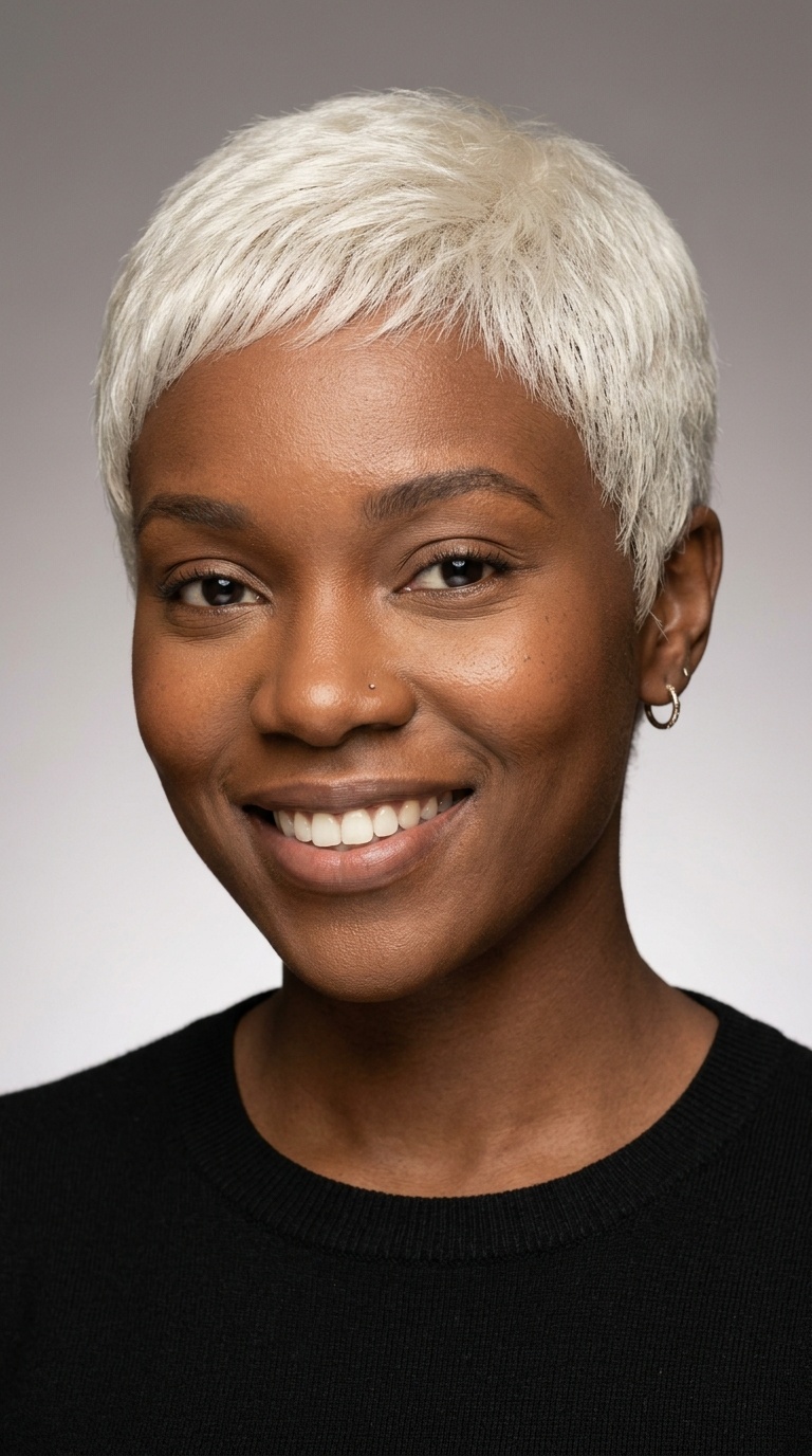The Platinum Buzz Cut Wig