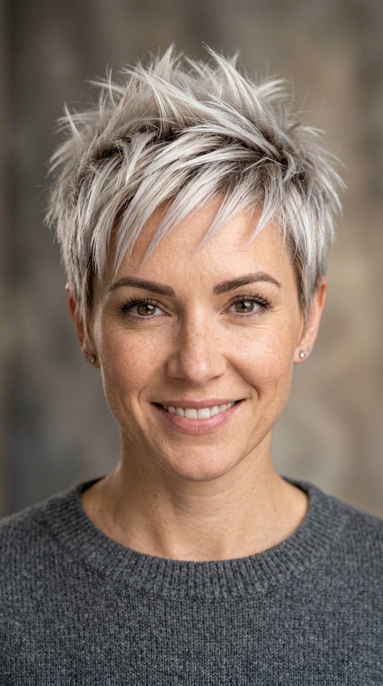 The Platinum Frosted Pixie