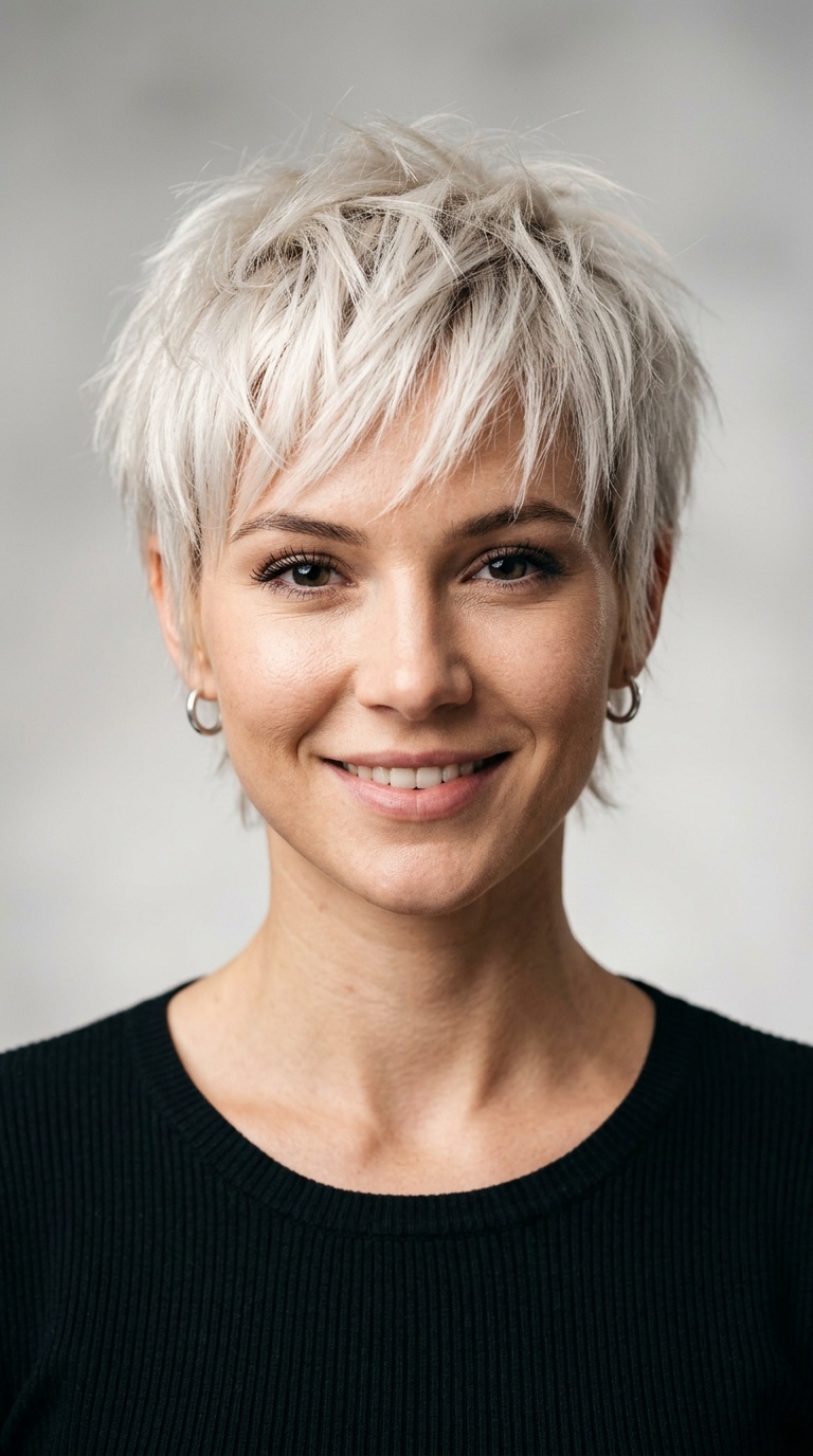 The Platinum Pixie Shag