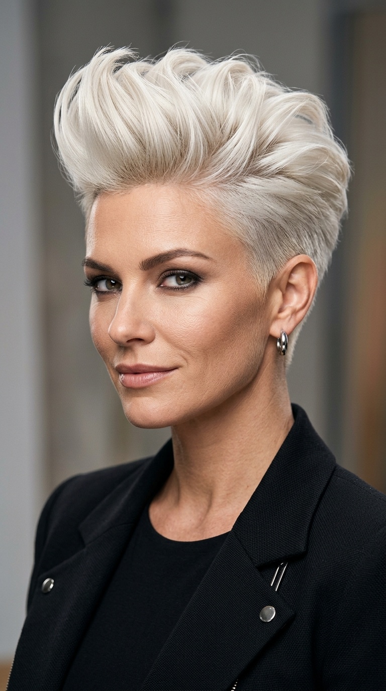 The Platinum Pompadour