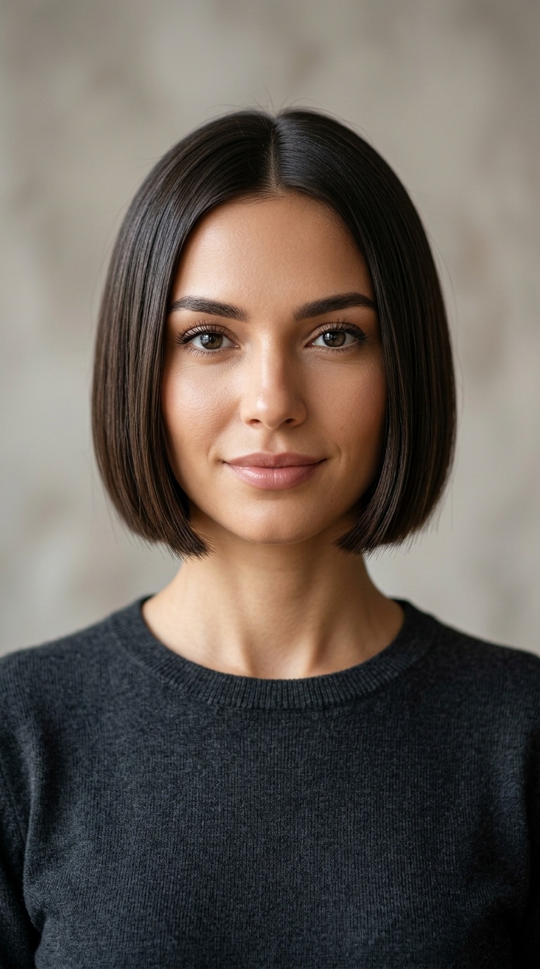 The Polished Blunt Bob