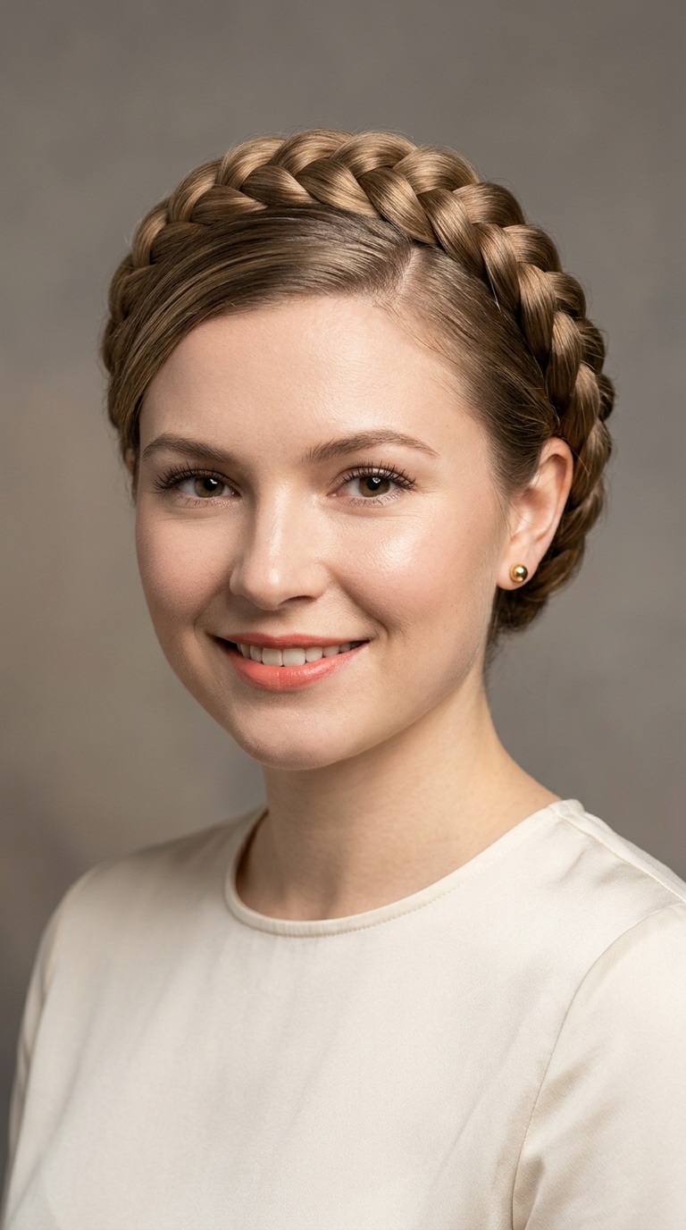 The Polished Crown Braid